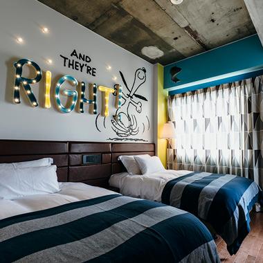 スヌーピーの世界に浸れるデザインホテル〈PEANUTS HOTEL〉がオープン！