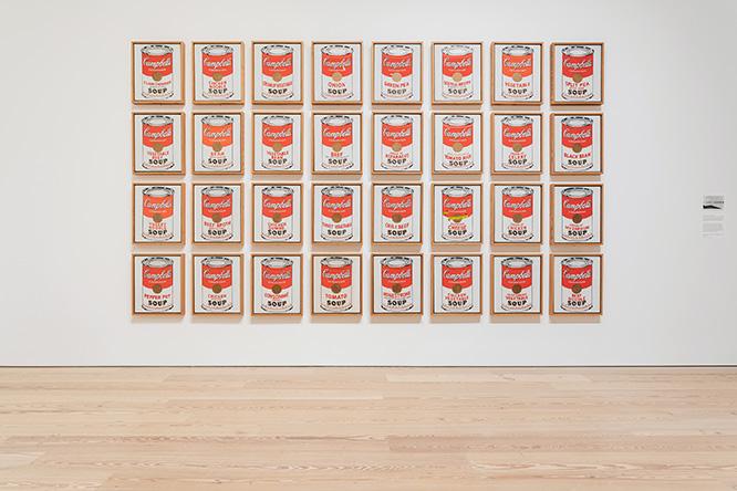 《キャンベル・スープ缶》、1962年。 Campbell’s Soup Cans / The Museum of Modern Art, New York