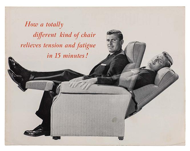 まったく新しいタイプの椅子 Barcaloのパンフレット。 ca. 1966 (c) Vitra Design Museum, Nachlass Anton Lorenz