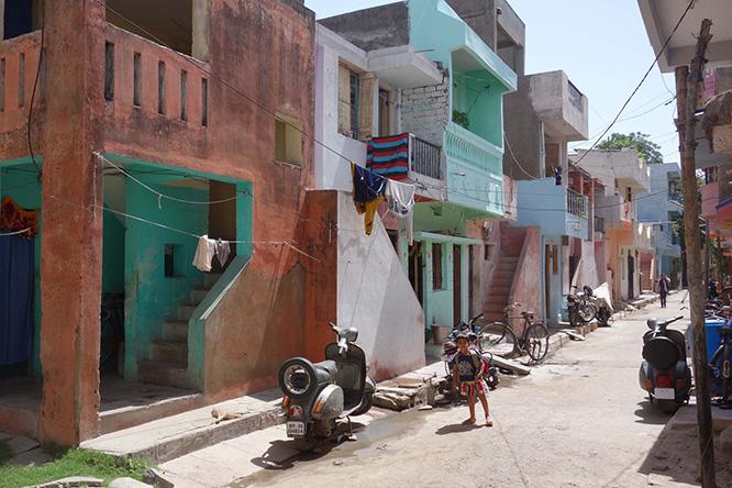 低所得者のための住宅。　Aranya Low Cost Housing for IndoreDevelopment Authority«, Indore, 1989 (c) Vastushilpa Foundation, Ahmedabad