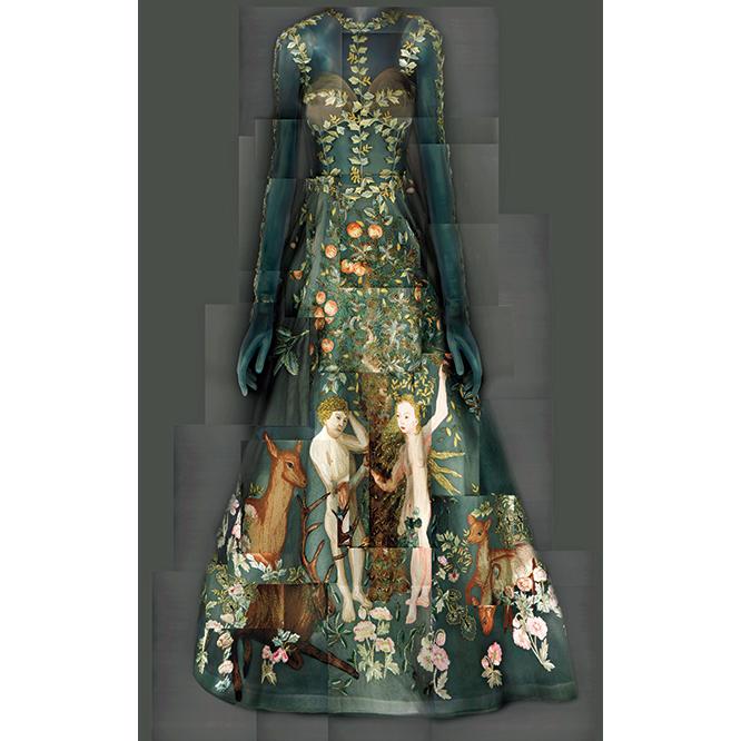 Evening Dress, Maria Grazia Chiuri and Pierpaolo Piccioli for Valentino, spring/summer 2014 haute couture; Courtesy of Valentino S.p.A.　Image courtesy of The Metropolitan Museum of Art