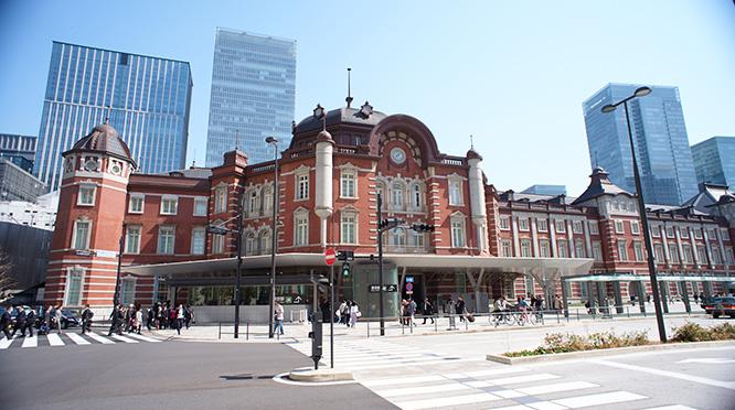 現在の東京駅丸の内駅舎（北口）。　(c) Yanagi Shinobu