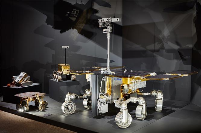 ヨーロッパ・スペースエージェンシーが開発する火星探索車、《Exomars Rover》のプロトタイプ。