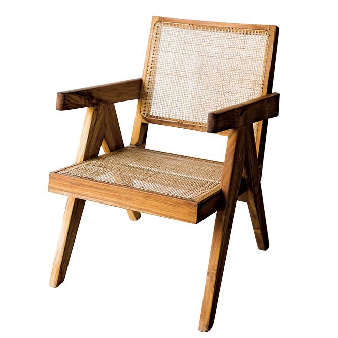 ピエール・ジャンヌレの《Office Cane Chair》。