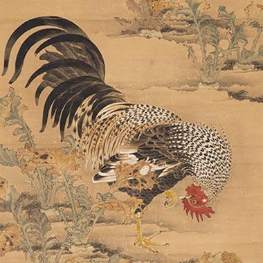 京都・嵯峨嵐山の〈福田美術館〉で、若冲最初期の作品が初公開。