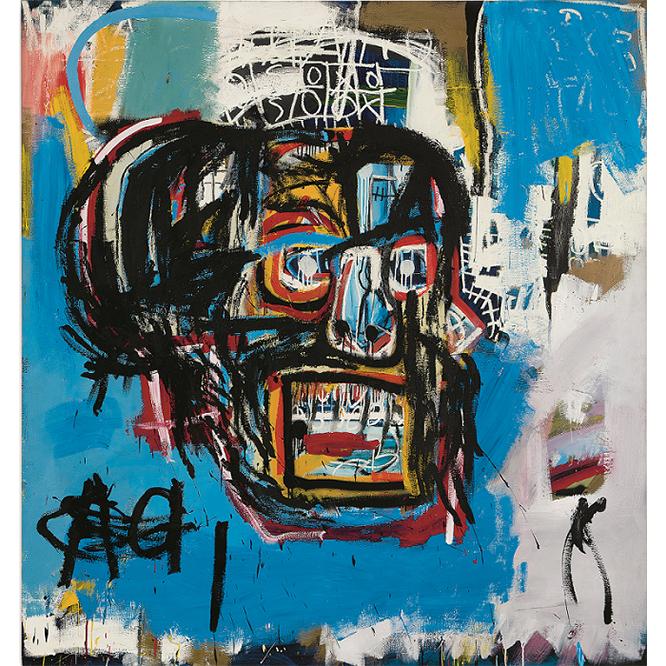 ジャン＝ミシェル・バスキア  Untitled, 1982  Oilstick, acrylic, spray paint on canvas  183 x 173 cm  Yusaku Maezawa Collection, Chiba  Artwork © Estate of Jean-Michel Basquiat.  Licensed by Artestar, New York
