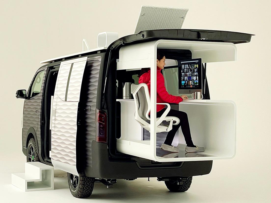 ハーマンミラーの極上ワークチェアを搭載！ 日産コンセプトカーが提案する、全く新しいオフィス空間とは？