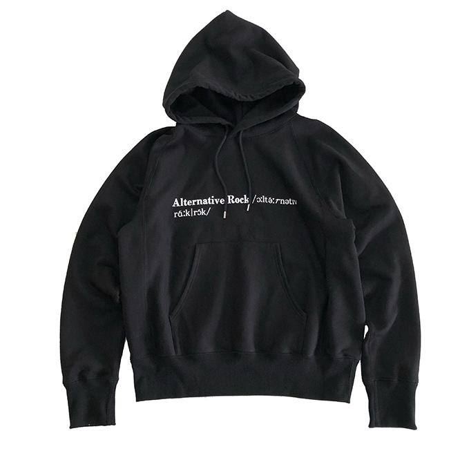《pullover hoodie. -Alternative Rock.-》(front)43,900円。