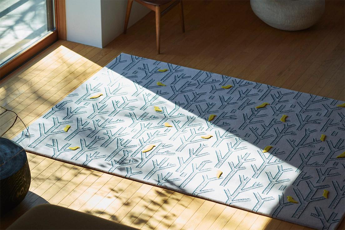 ミナ ペルホネン × 山形緞通の新作絨毯が完成！ 皆川 明の原画とあわせた展示会も。