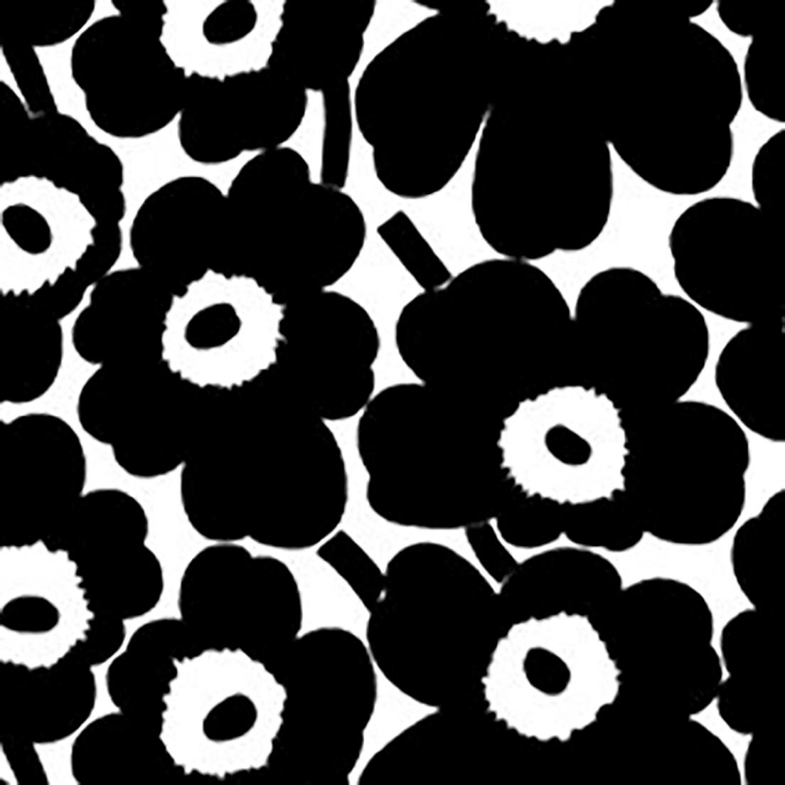 1964年にデザインされたウニッコ（ケシの花）。当時、マリメッコは花柄を全く発表していなかったが、マイヤ・イソラが花に魅了されクリエイティビティを象徴する柄として生み出した。