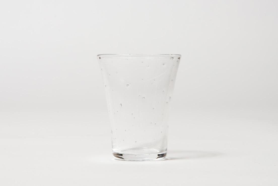 ガラス作家・伊藤太一による珠光杯 (じゅこうはい)6,600円。販売数10。photo_Yujiro Sagami