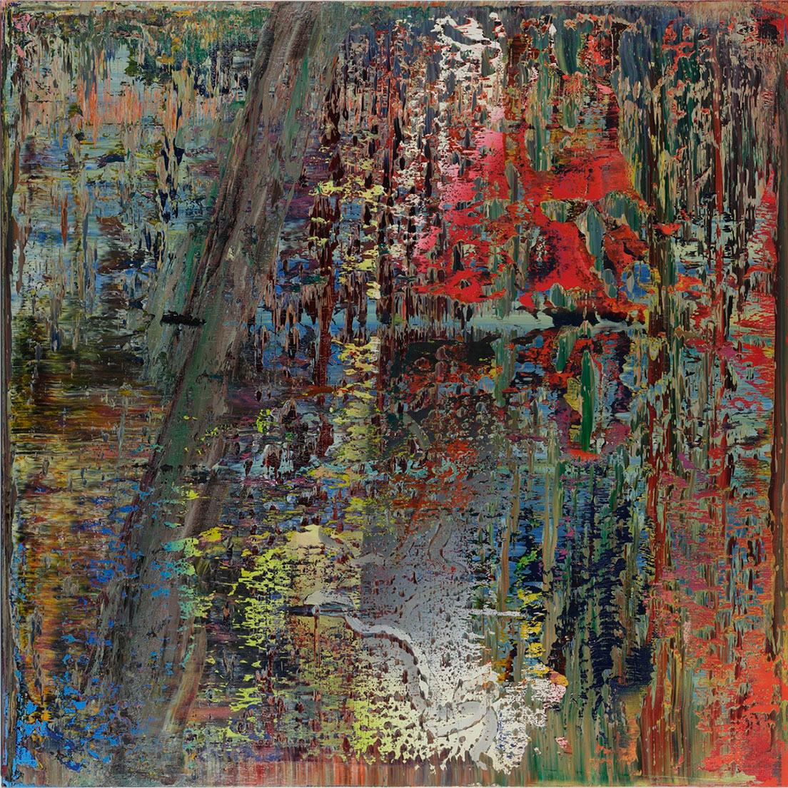 ゲルハルト・リヒター《抽象絵画（649-2）》 1987年　油彩／カンヴァス　ポーラ美術館　(c) Gerhard Richter 2021（20102021）