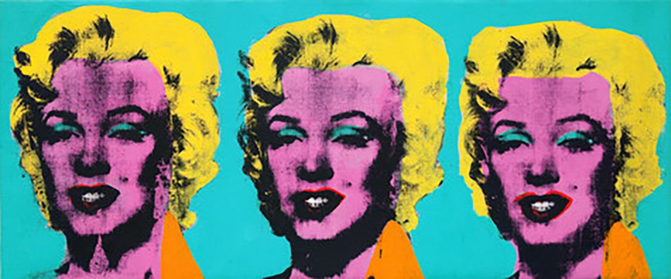 アンディ・ウォーホル《三つのマリリン》（1962年）　アンディ・ウォーホル美術館蔵 © The Andy Warhol Foundation for the Visual Arts, Inc. / Artists Rights Society (ARS), New York