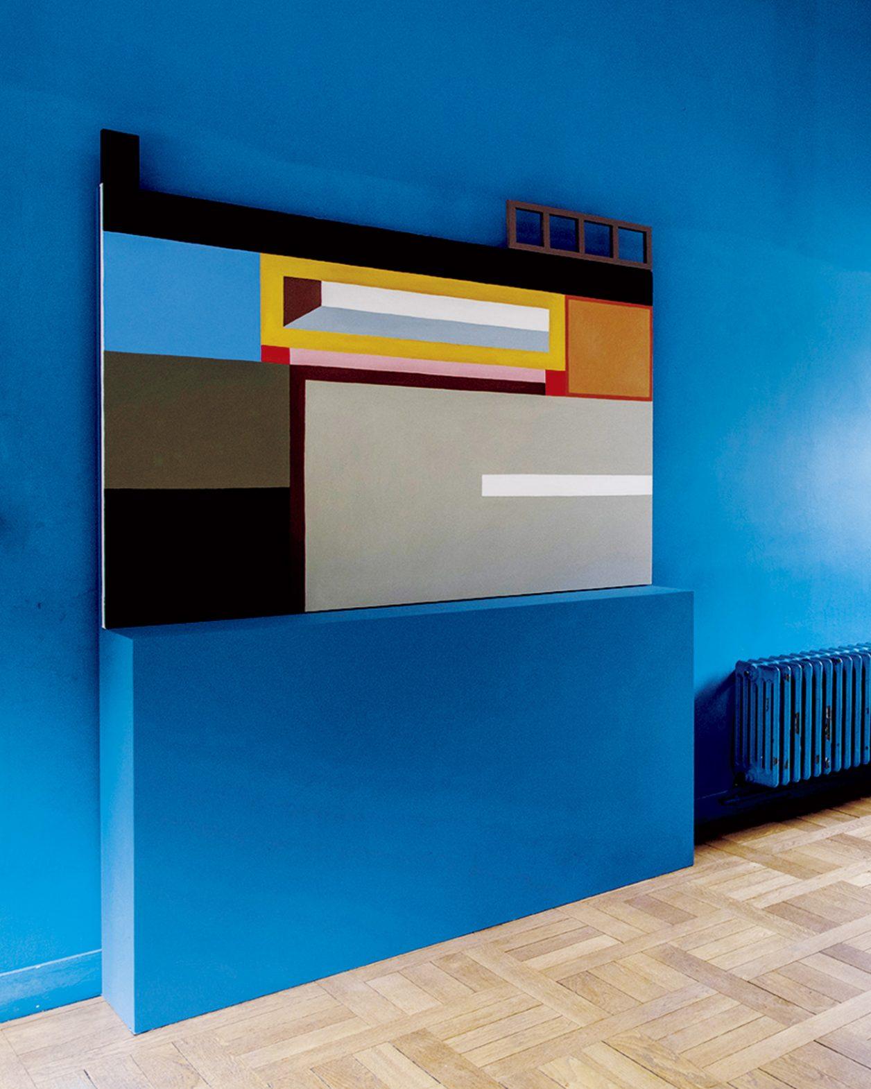 ル・コルビュジエのサヴォワ邸を “騙し絵の家具” が彩る。