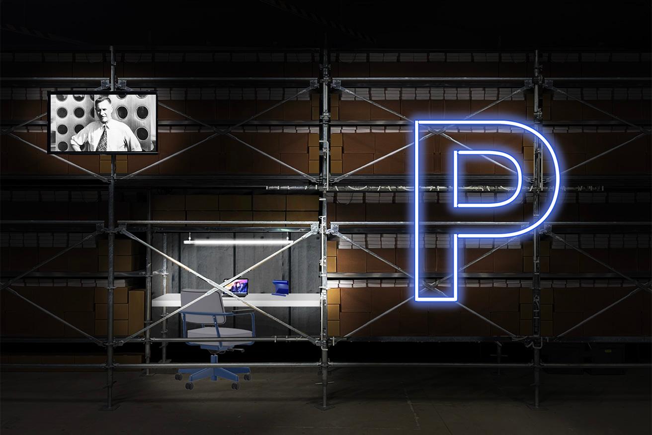 9月17日から10月29日まで表参道に出現する〈P〉は、プルーヴェ製品の新色や新アイテムを実際に使うことができるパブリックスペースだ。