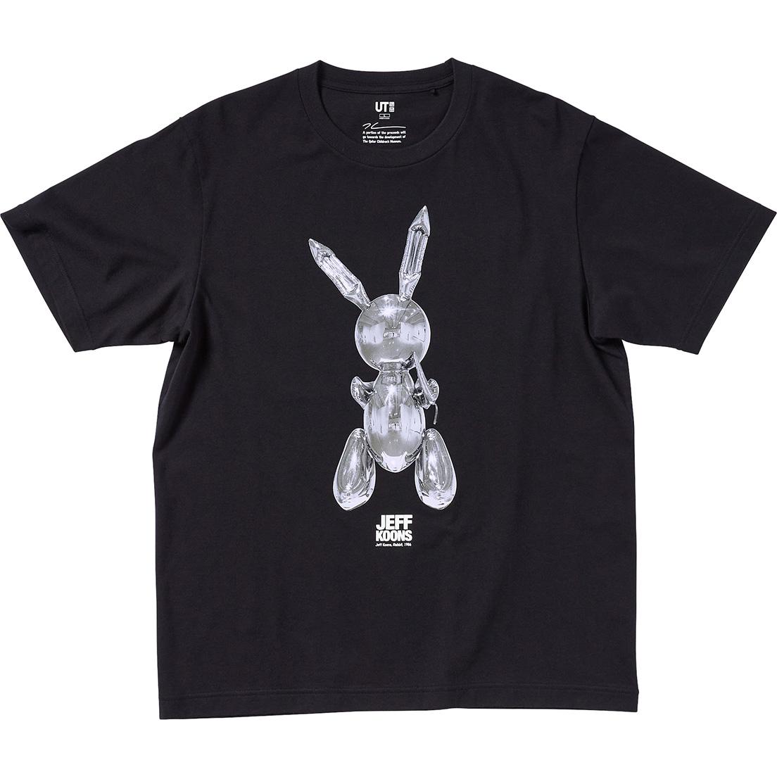 〈Rabbit, 1986〉Tシャツ1,500円。© Jeff Koons In collaboration with Qatar Children&#39;s Museum
