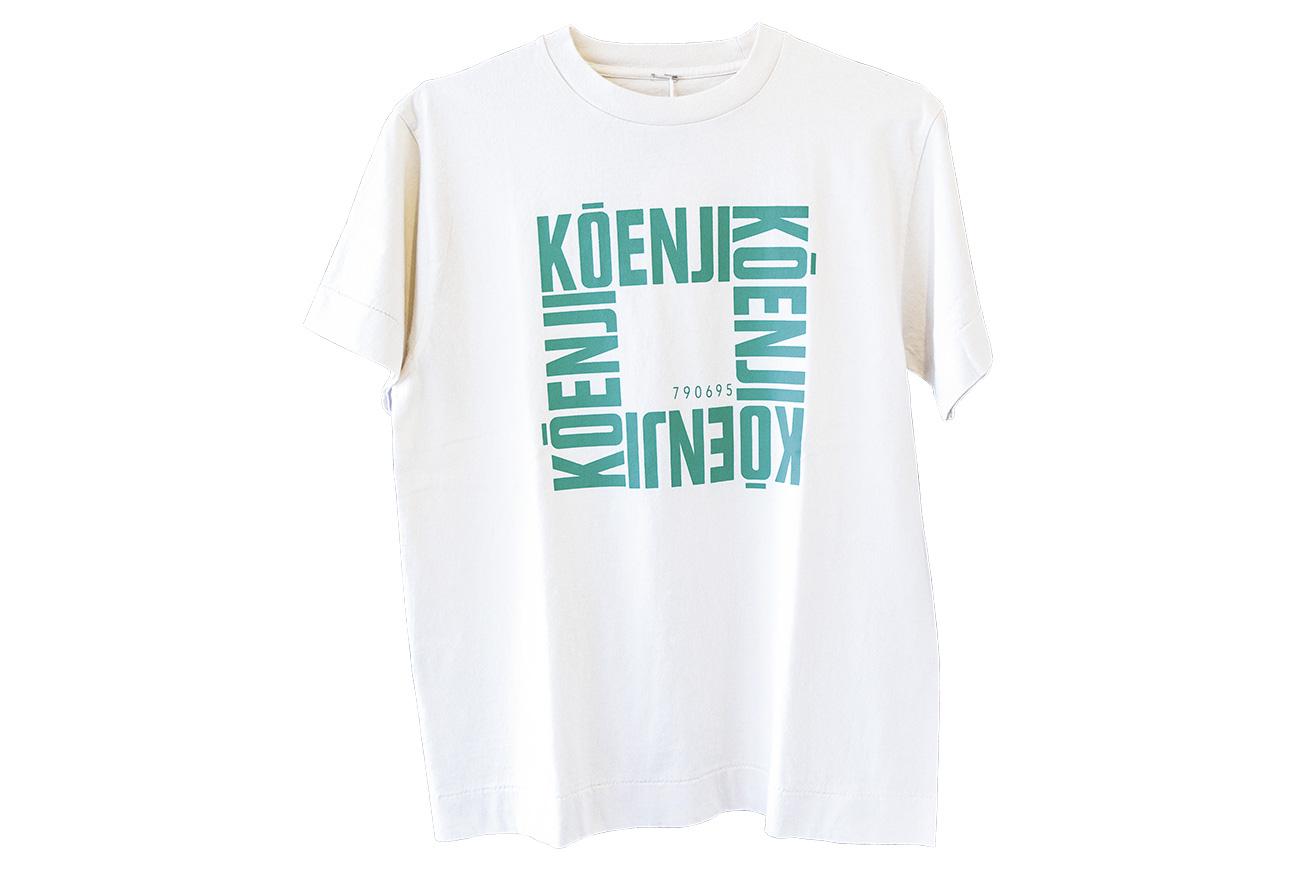 オリジナルの《KŌENJI Tシャツ》8,580円。テリー・エリスの出身国であるジャマイカ国旗の緑を採用。