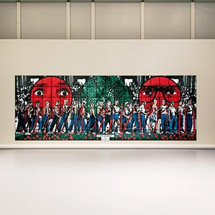 ギルバート＆ジョージの大型3連作が 〈エスパス ルイ・ヴィトン東京〉で展示。