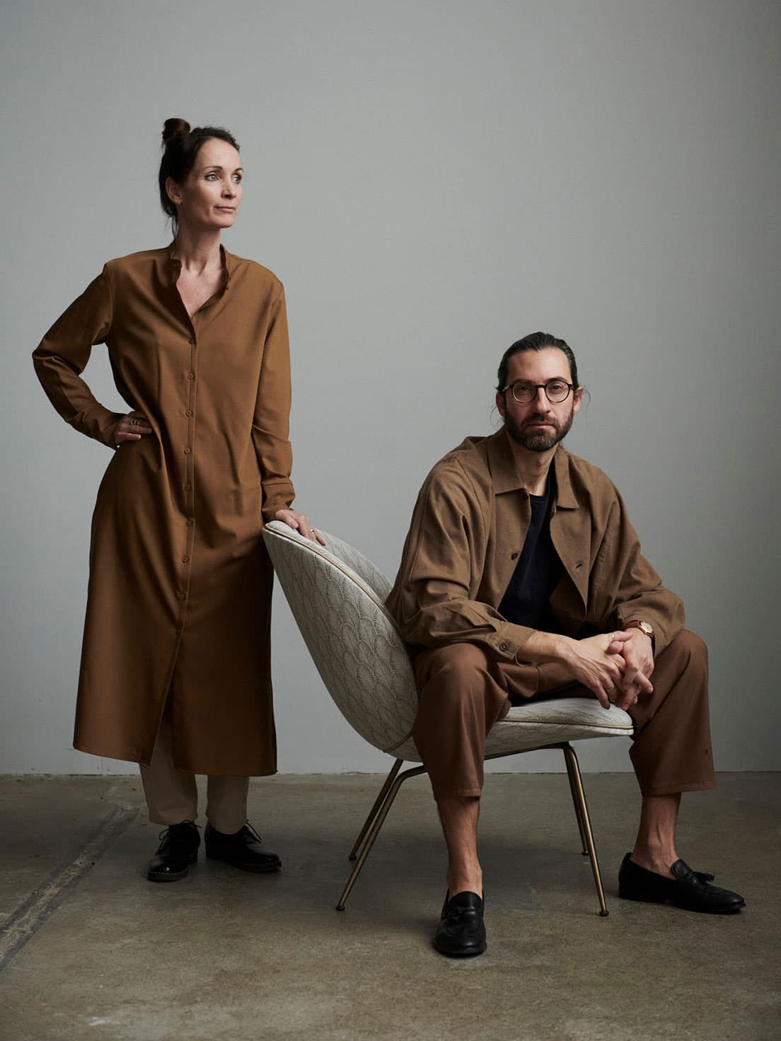 ガムフラテーシ:(左から)スティーネ・ガムとエンリコ・フラテーシ。