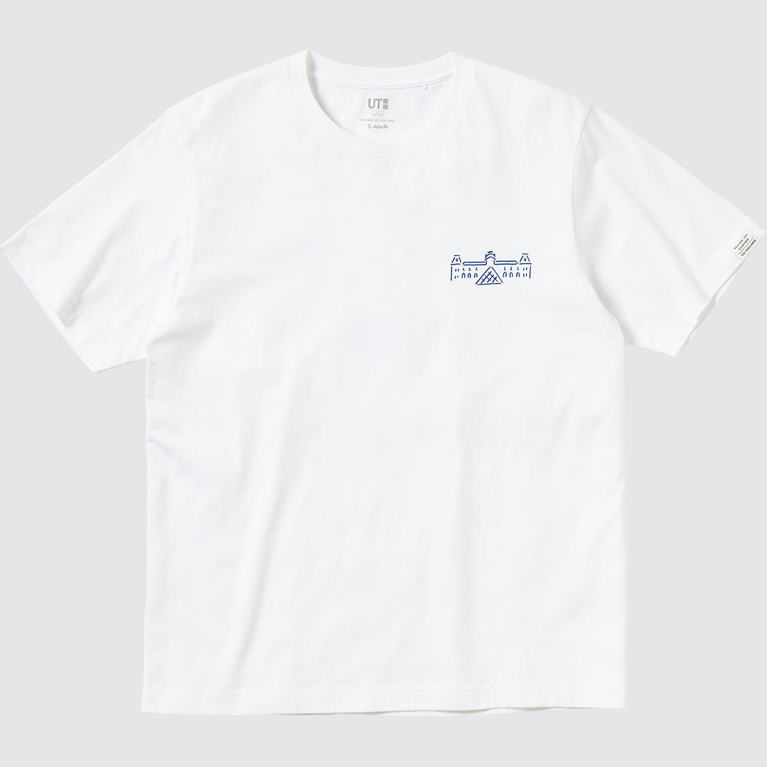 「ルーヴル美術館 × 長場雄」Tシャツコレクション。各1,500円。サイズはメンズのXS〜4XLで展開。