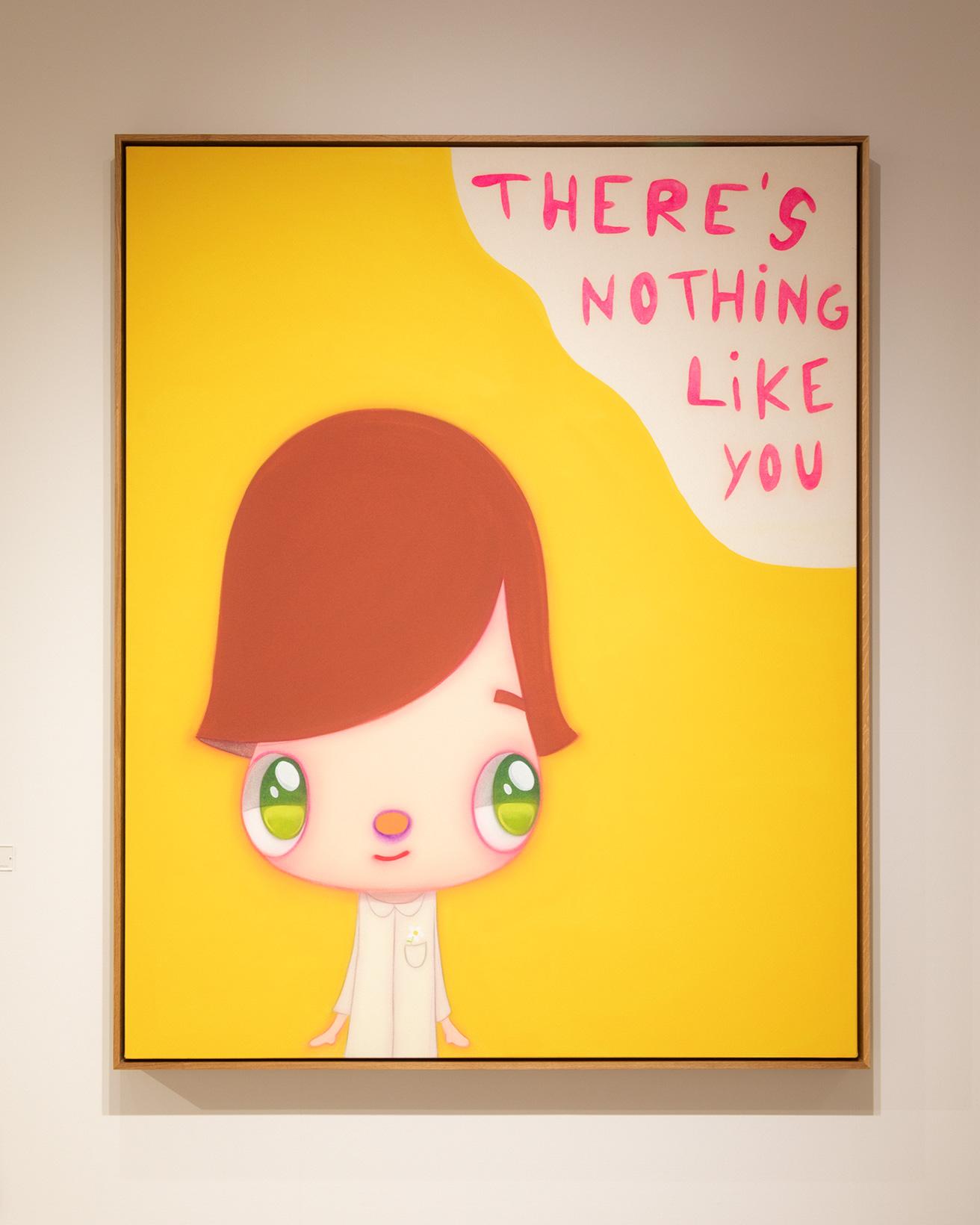 本展のために制作された新作の絵画作品《There&#39;s Nothing Like You》。