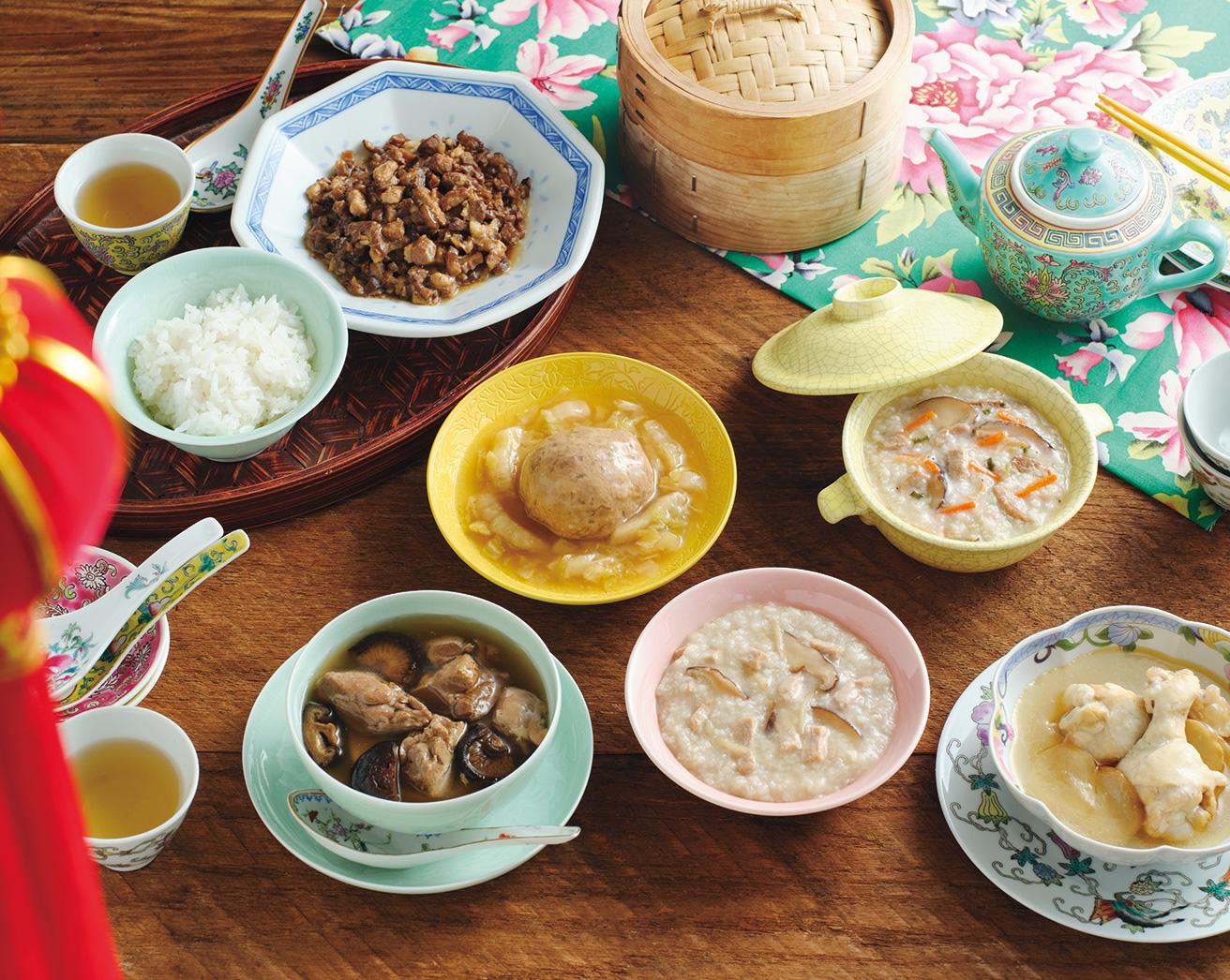本格的な台湾の6つの味が〈IZAMESHI〉に仲間入り。盛り付けてもかわいい。