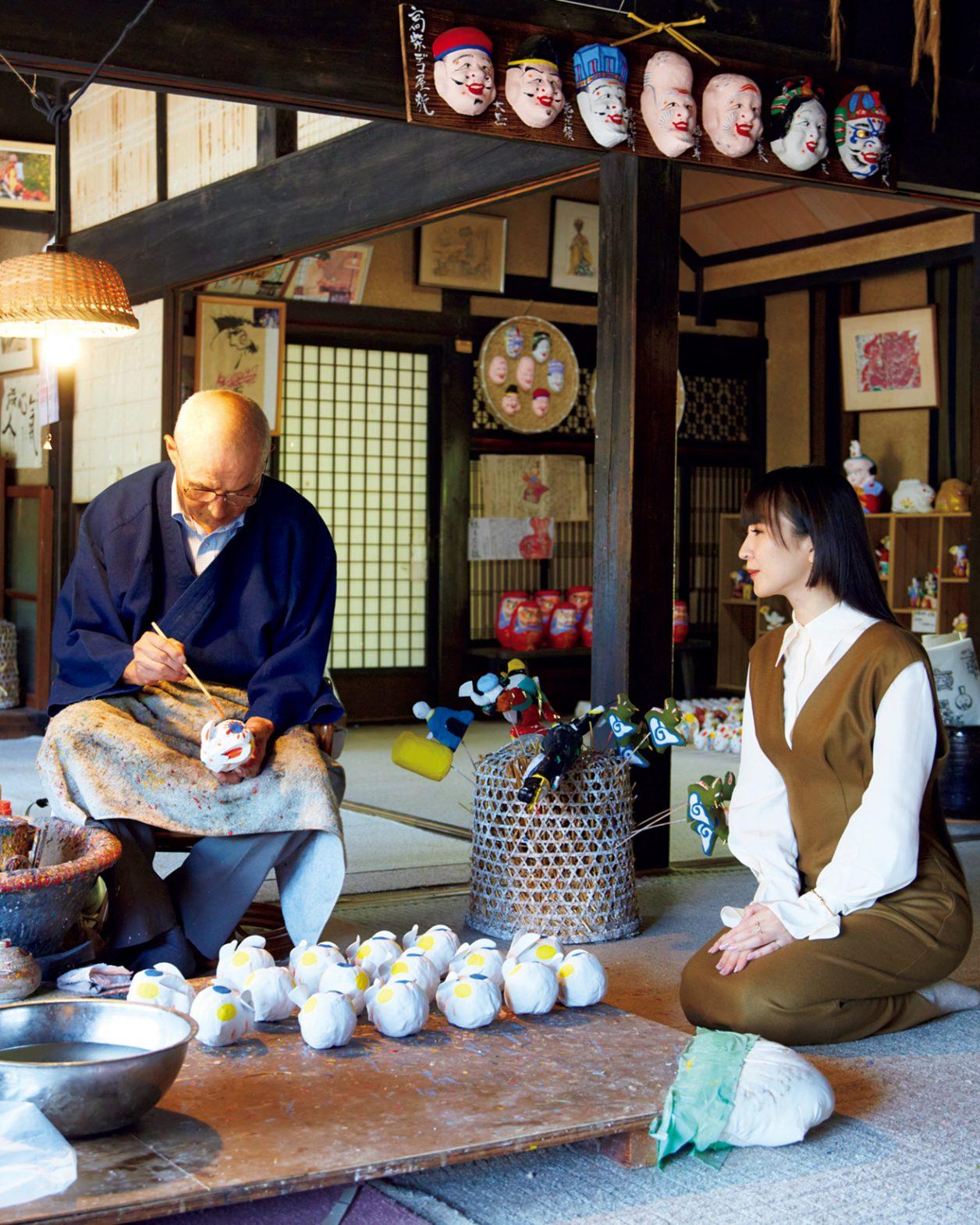 Kokontozai: KASHIYUKA’s Shop of Japanese Arts and Crafts /[Miharu Hariko doll]