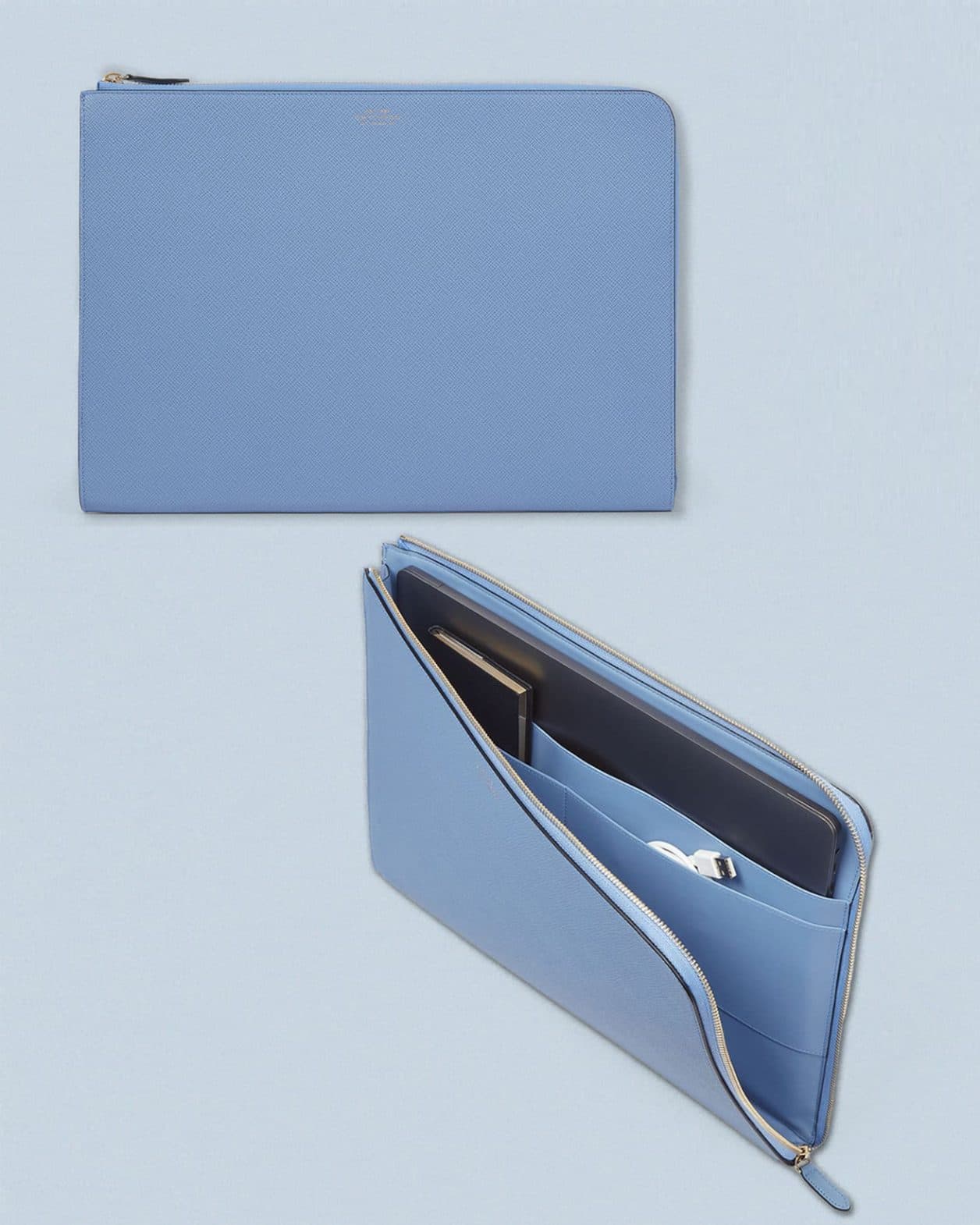 英国王室御用達! 品格と収納力を兼ね備える〈スマイソン〉のラップトップケース。