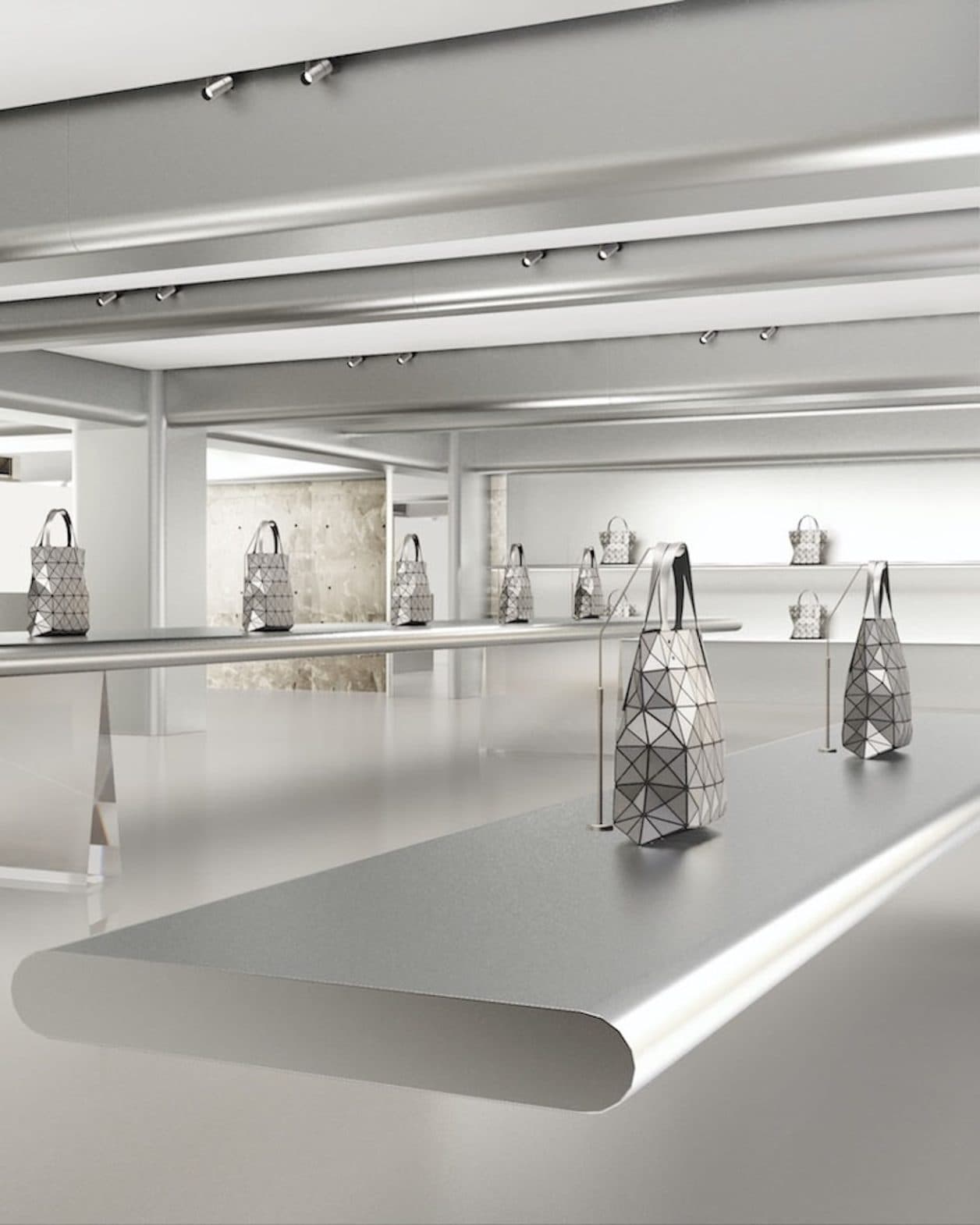 吉岡徳仁が手がける浮遊空間。〈BAO BAO ISSEY MIYAKE〉日本初の旗艦店が南青山に誕生。