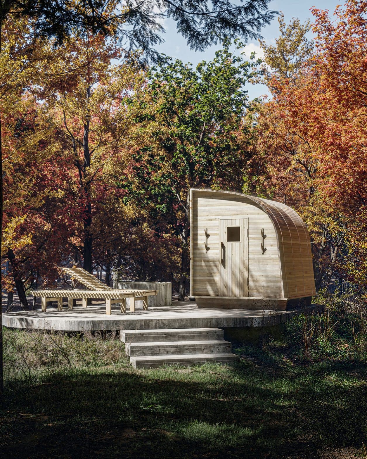 熊野亘がデザイン。マルニ木工がつくるメイド・イン・ジャパンのサウナ〈kupu sauna(クプ・サウナ)〉が登場。