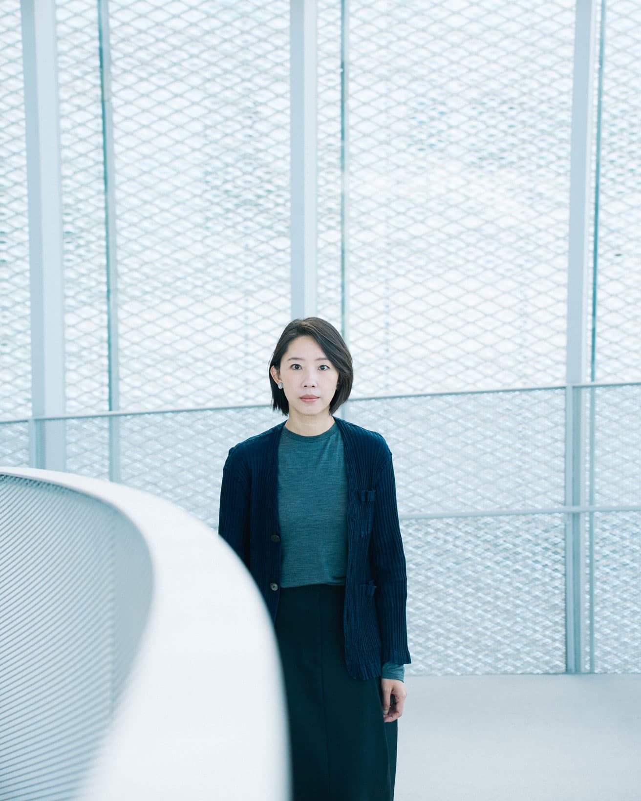 타이중시립미술관 관장 라이 이신. 시장, 도서관장, 큐레이터 팀 등에서 여성의 활약이 두드러진다. photo_ Lily Chen, courtesy of TcAM